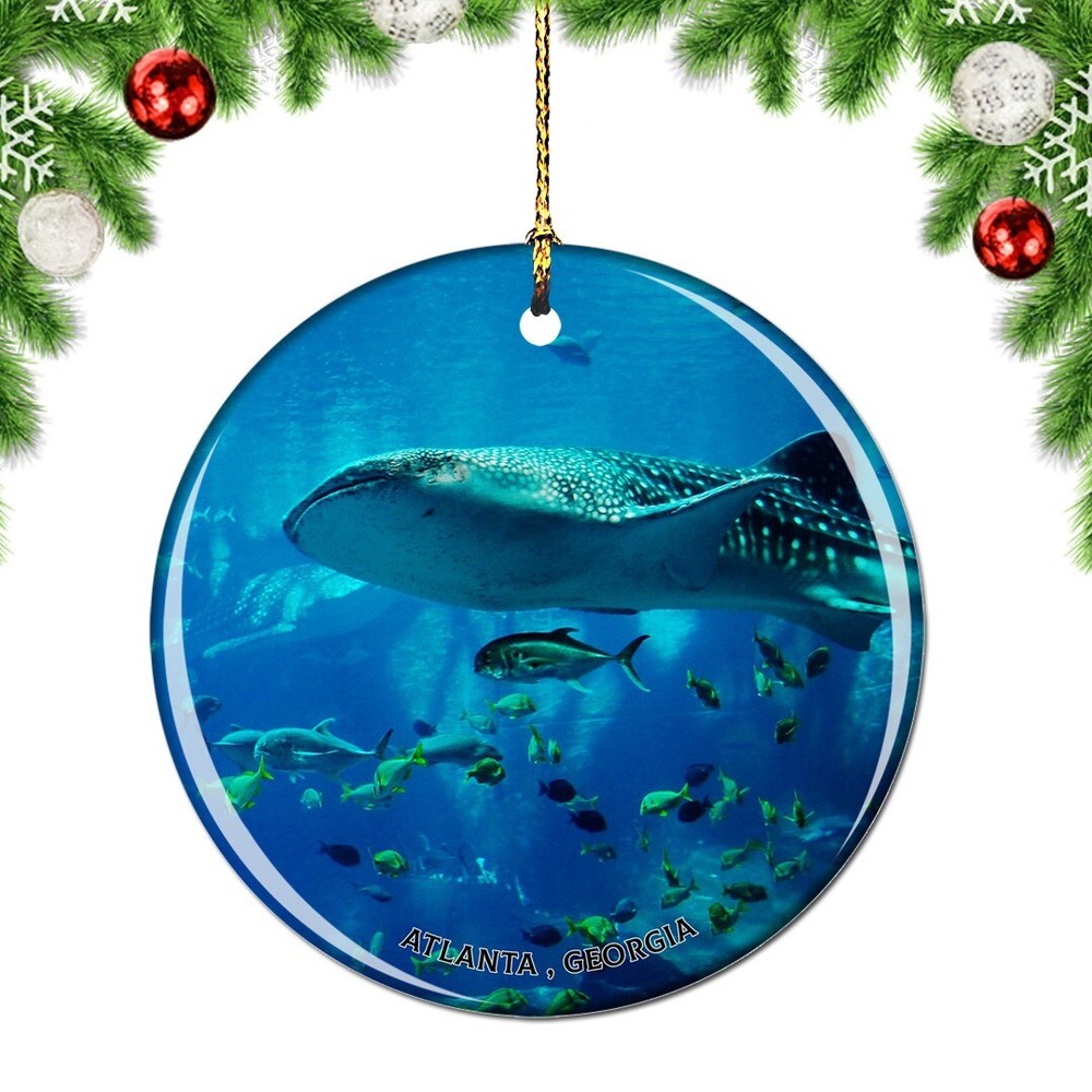 Georgia Aquarium Whale Shark Christmas Ornament - Atlanta Travel Souvenir