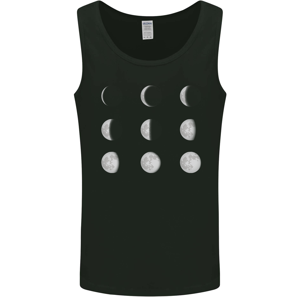 Moon Phases Full Moon Eclipse Supermoon Mens Vest Tank Top