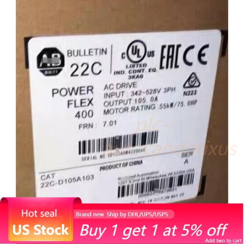 22C-D105A103 AB PowerFlex 400 Adjustable Frequency AC Drives 22CD105A103