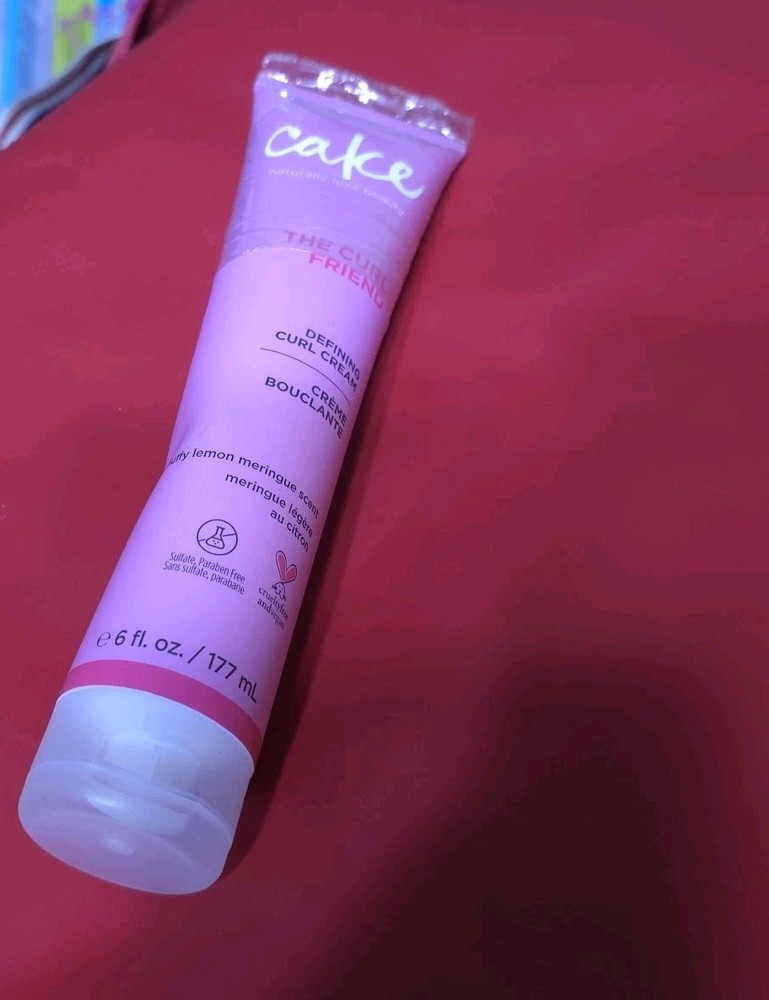 Cake Beauty The Curl Friend Defining Curl Cream 6oz Lemon Meringue Vegan New