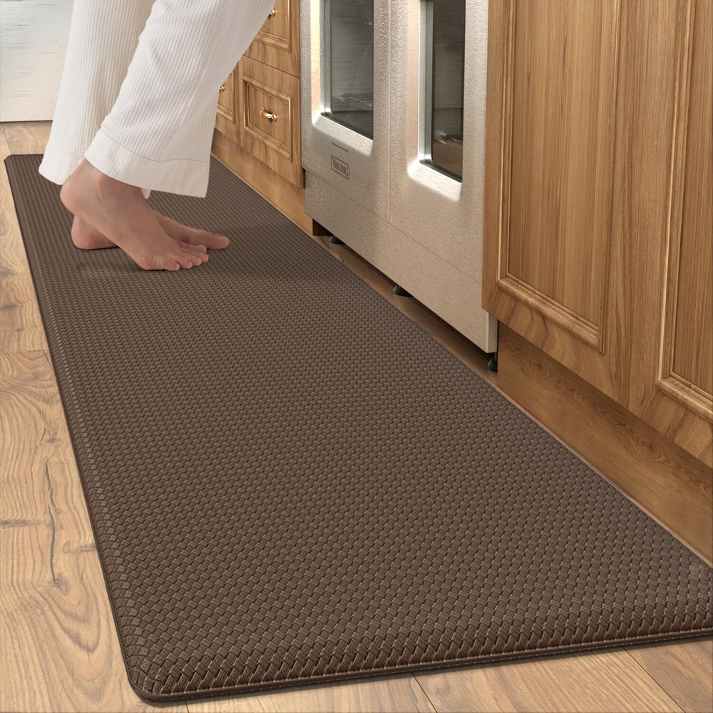 Alfombra de Cocina Oakeep Anti Fatiga Acolchada para Suelo, Alfombra de Corredor Acolchada para St...