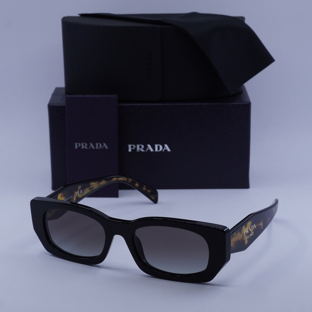 PRADA PR B05S 3890A7 Black Grey Gradient Women's 53 mm Sunglasses