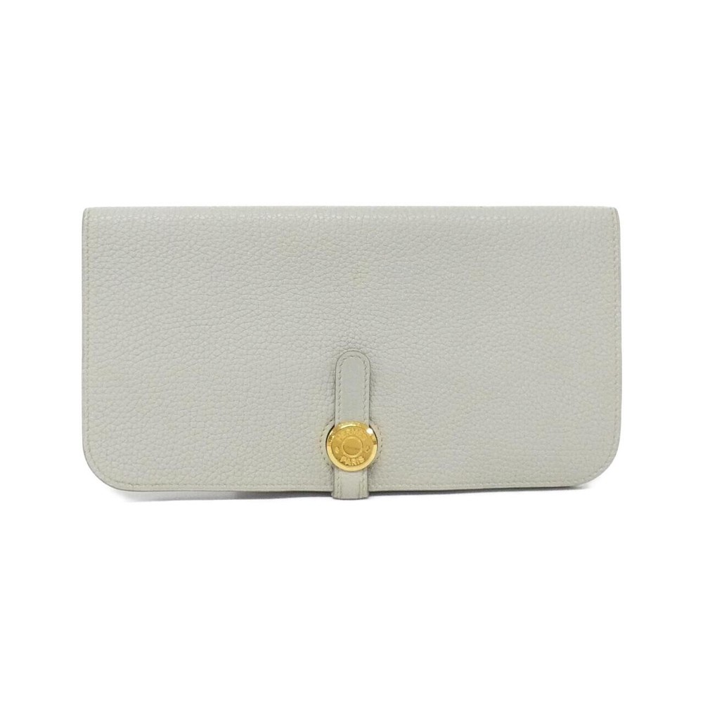 Authentic Hermes Dogon Long Wallet 061200CC #260-007-697-1891