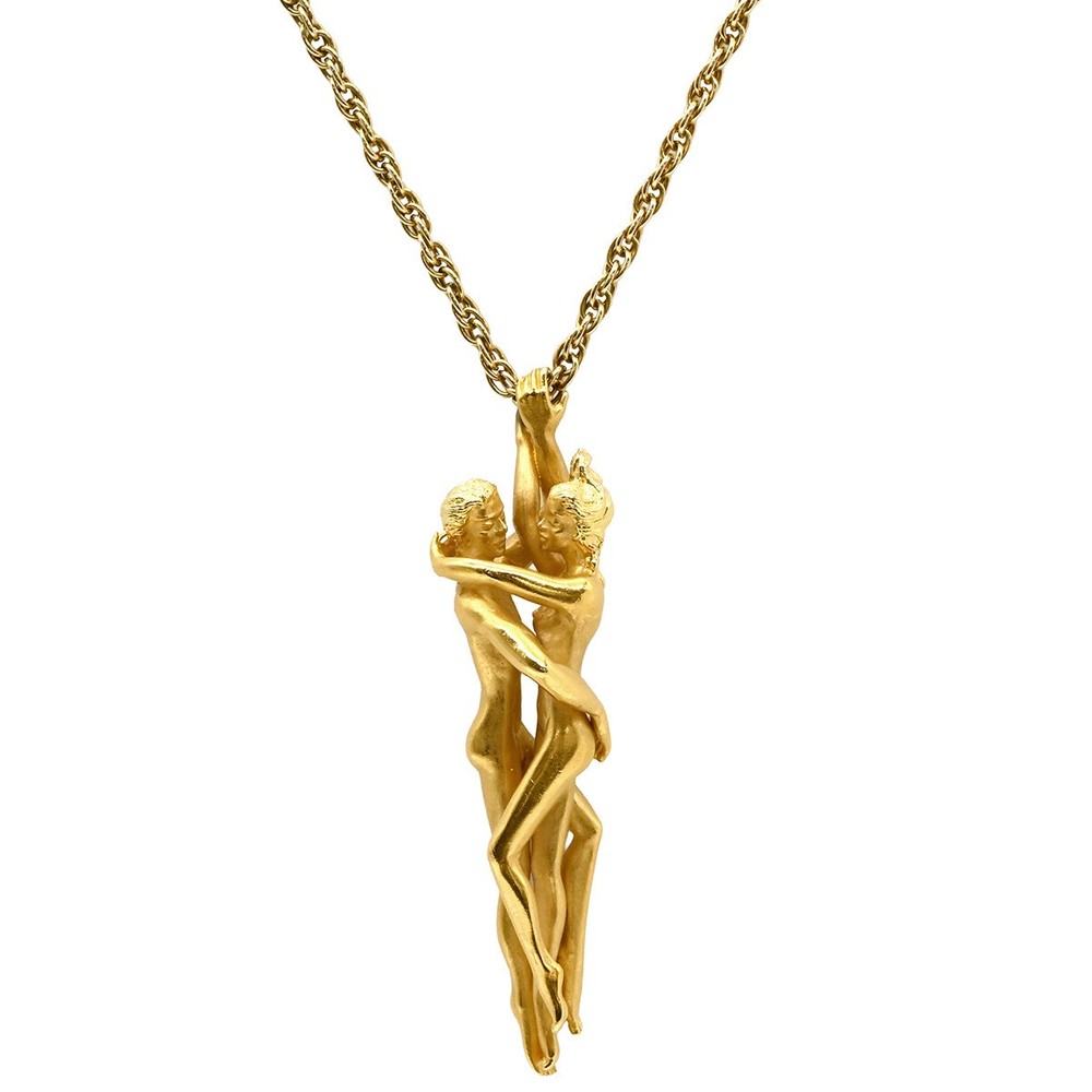 Carrera y Carrera Necklace Eden, Adam and Eve 18K Yellow Gold  Yellow Gold