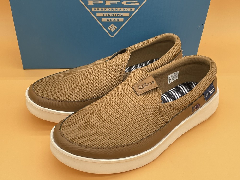 Columbia Men Size 12 Boatside Breathe PFG Casual Boat Shoes Delta Nocturnal NEW