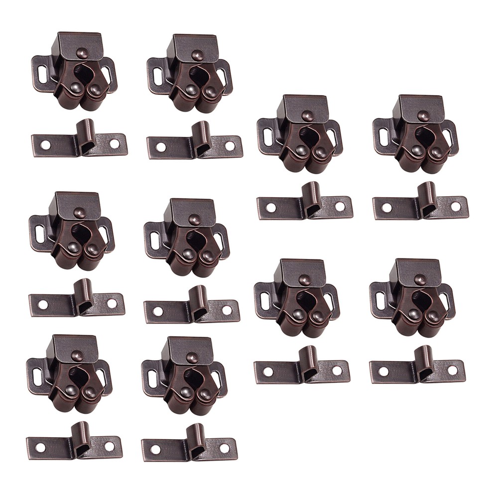 10Pcs Antique Home Furniture Door Stoppers Cupboard Cabinet Door Roller Latch B