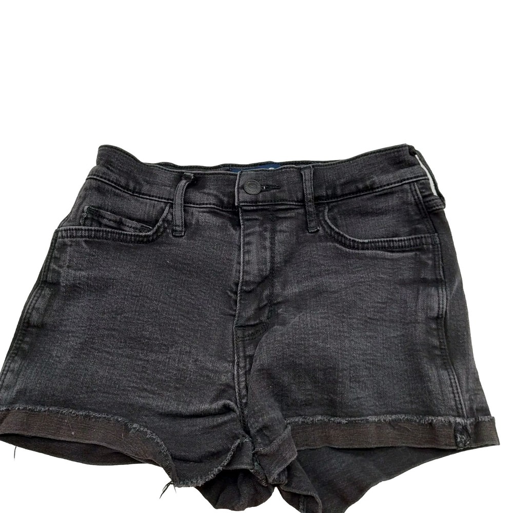 Hollister Black Jean Shorts Womens Size 1 W25 Black Ladies High Rise Short-Short