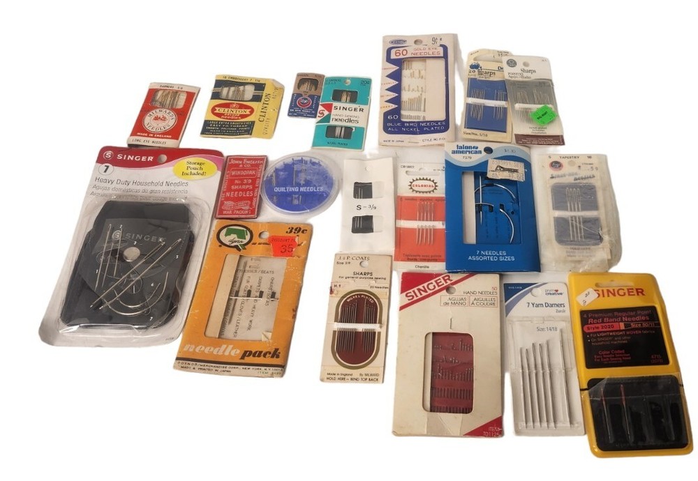 Sewing Needles Singer Dritz Boye Clinton Milwards