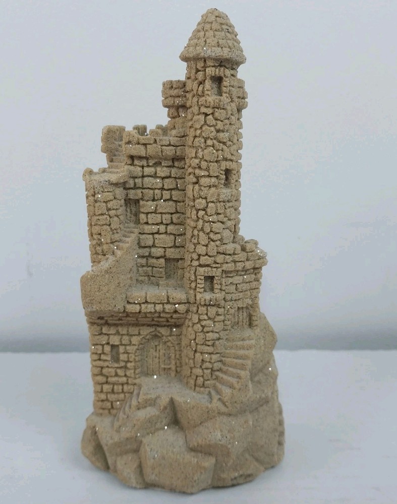 Vintage 1984 MQH Investments Sand Castle Mr Sandman Real Sand Sculpture