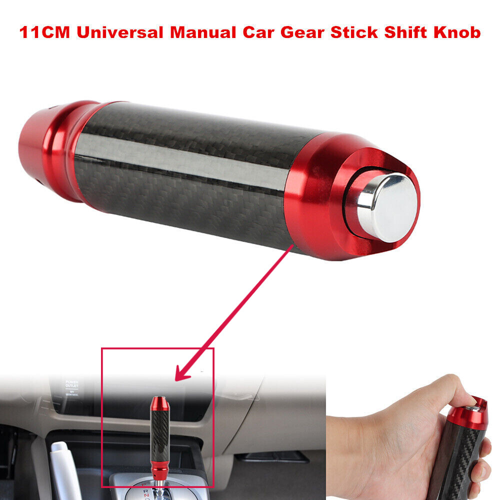 Universal Car Gear Stick Shift Knob Shifter Cover Handle Lever Adapters Head