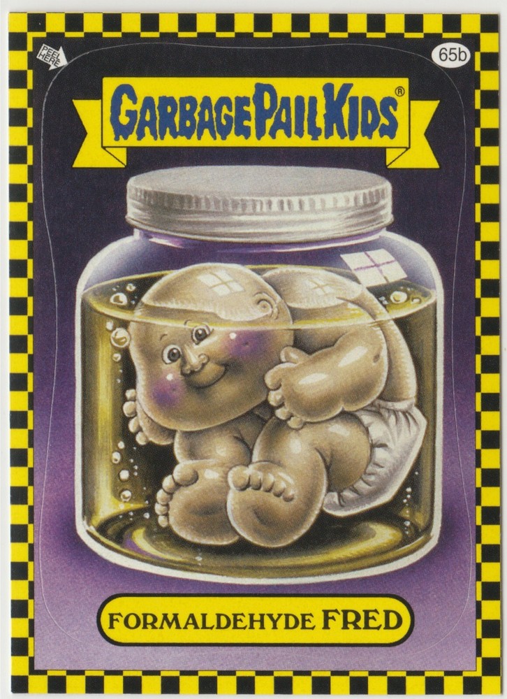 Formaldehyde Fred #65b Lost Garbage Pail Kids GPK 2010 Flashback Series 1 FB1