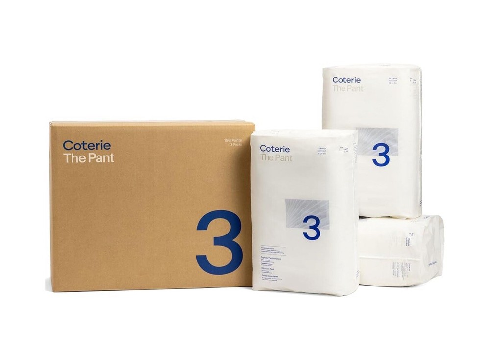 Coterie The Pant Pull On Diaper Size 3 - 144 Dispers