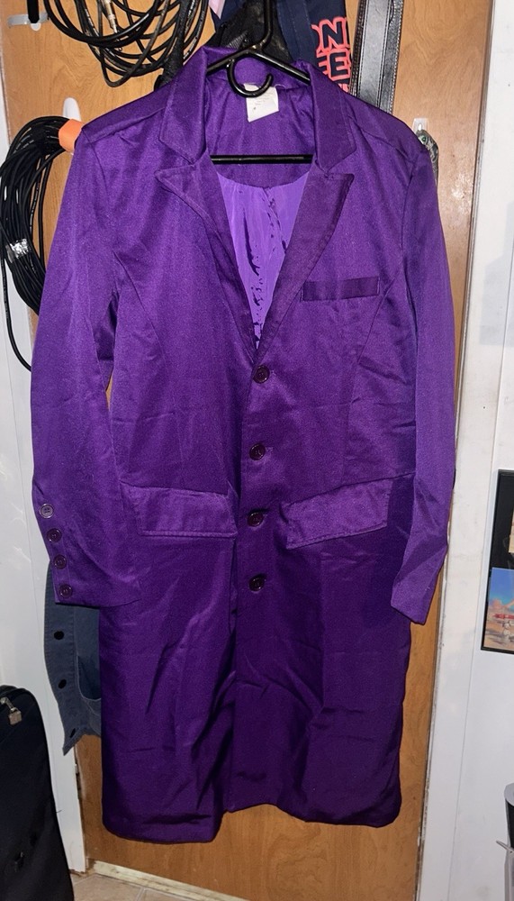 Heath Ledger The Joker Trench Coat Cosplay Costume