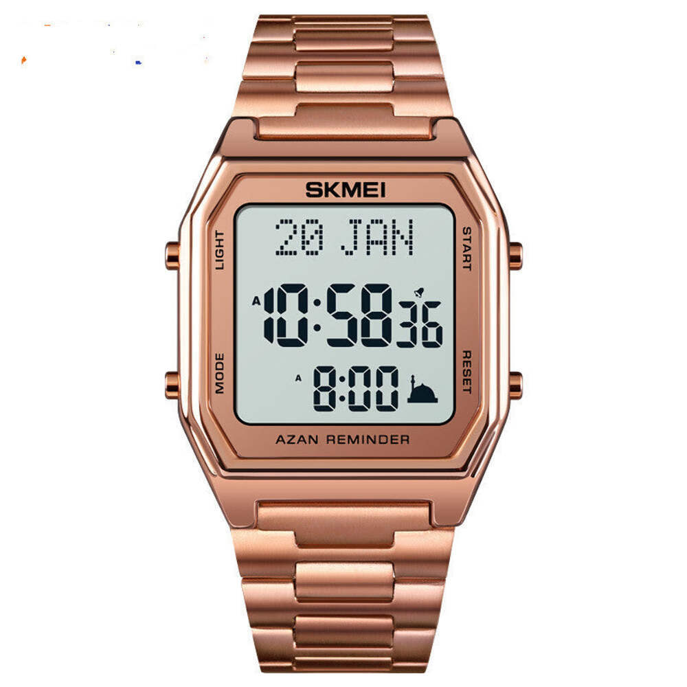 Stylish Men’s Digital Sport Watch with Countdown Stopwatch and Stainless Steel S