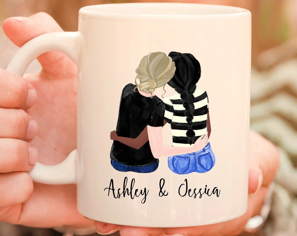 Custom Fall Mug Pick Your Hair Mug Personalized Autumn Coffee Mug Custom Best Fr