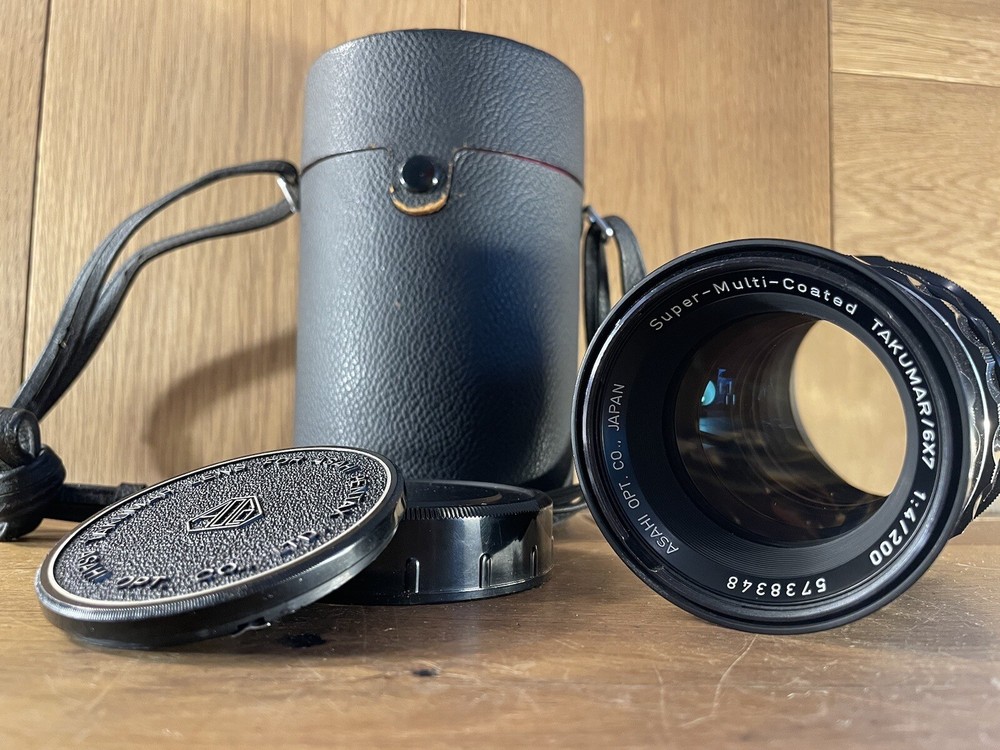 *Near Mint ++ w/ Case* Pentax SMC Takumar 6x7 200mm F/4 MF Lens For 6x7 67 II JP