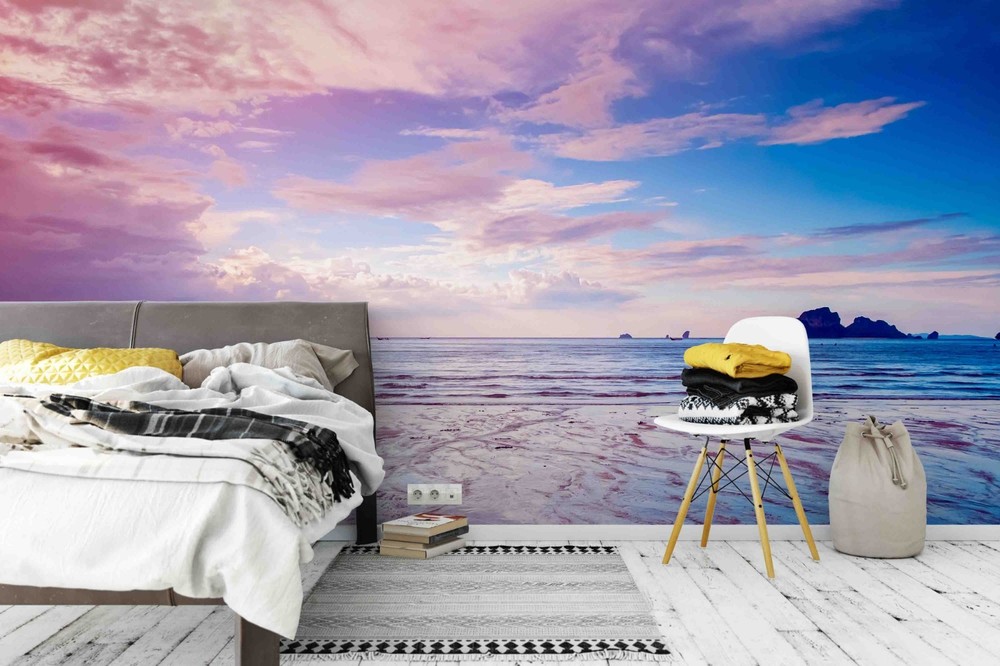 3D Sky Sea Landscape Wall Murals Wallpaper Murals Wall Sticker