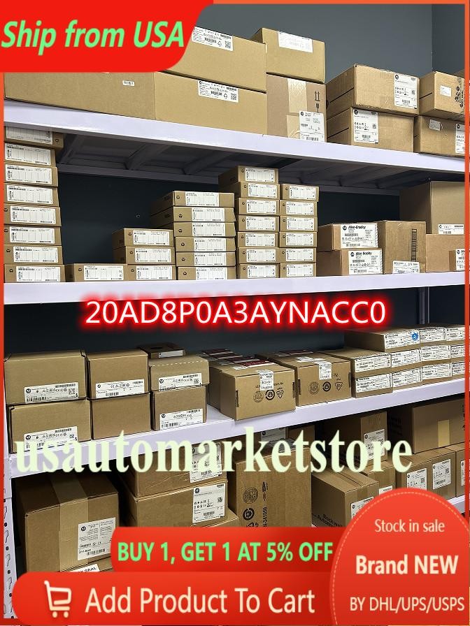 New Allen-Bradley 20AD8P0A3AYNACC0 Free Shipping