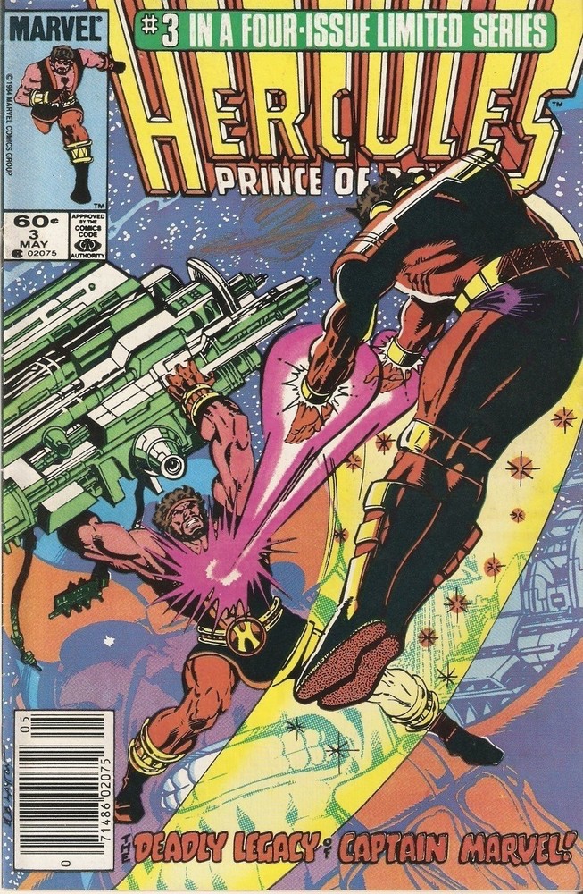 Hercules Prince of Power V2 #3 VFNM 1984 Marvel Limited Series 2nd Volume