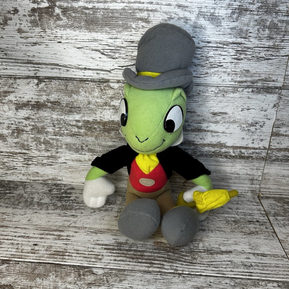 Disney Jiminy Cricket Plush Toy from Pinocchio - Soft Stuffed Animal  