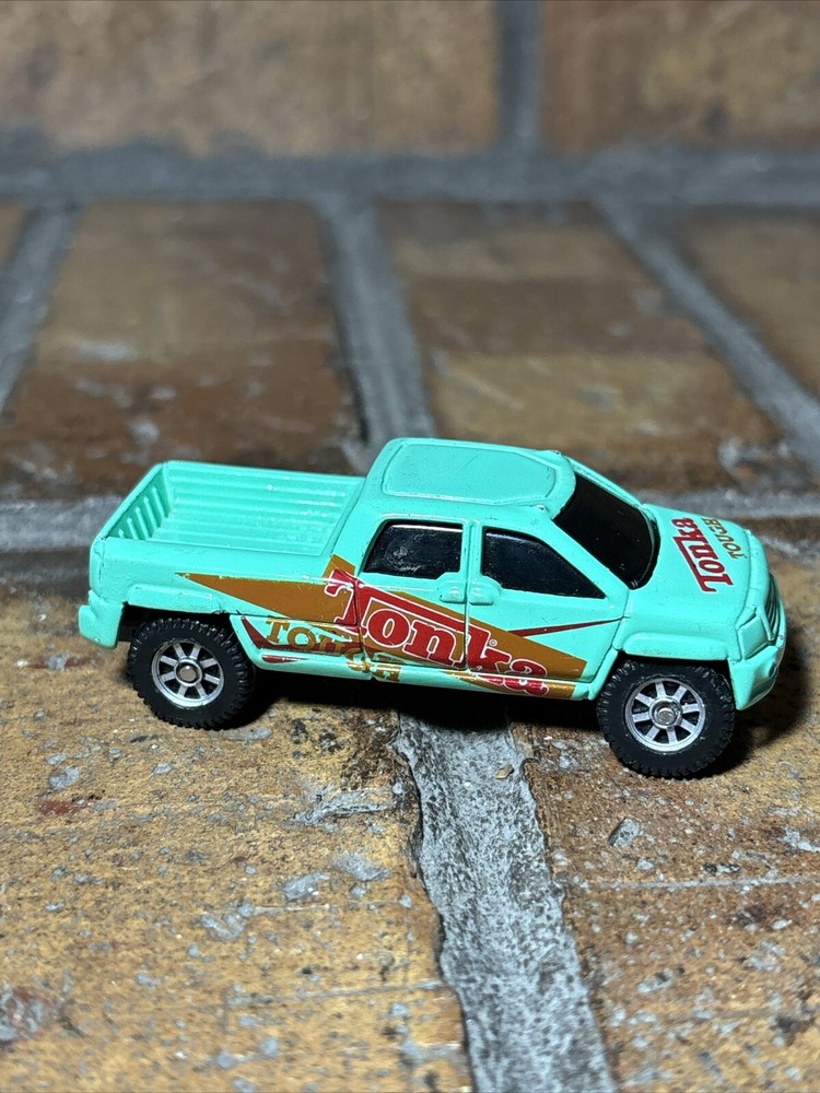 2000 Maisto Tonka GMC Terradyne Pickup Truck Teal 1:64 ✅ Tonka Tough ✅ Hasbro