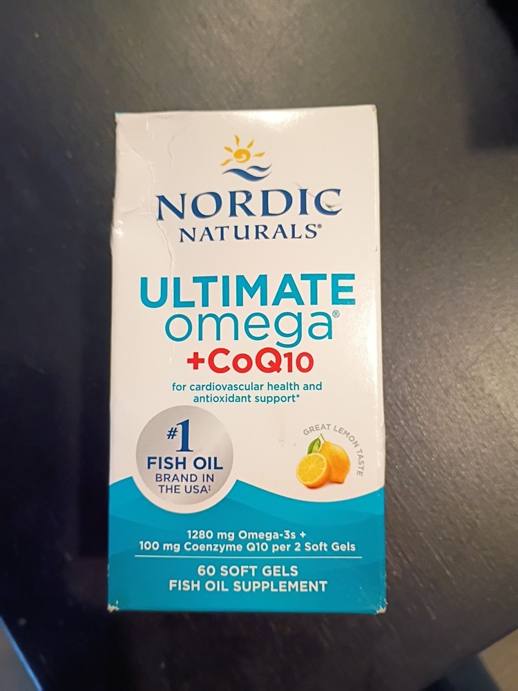 Nordic Naturals Ultimate OMEGA & CoQ10 Soft Gels, 1280mg 60 Ct