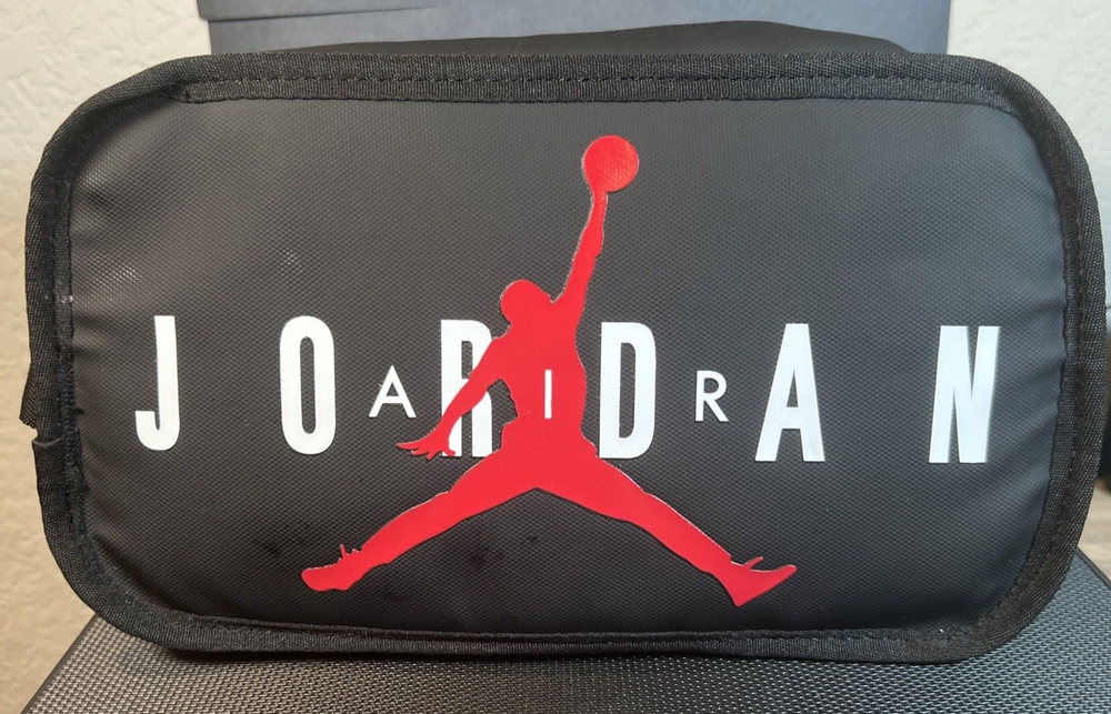 Nike Air Jordan Men's Travel Dopp Kit Clutch Toiletries Bag Black/White