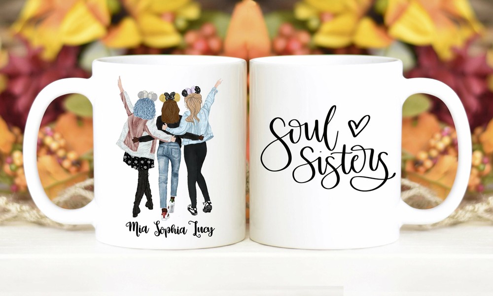 Best Friends Mug Gift For Best Friend Gift For Her Personalized Gift Soul Sister
