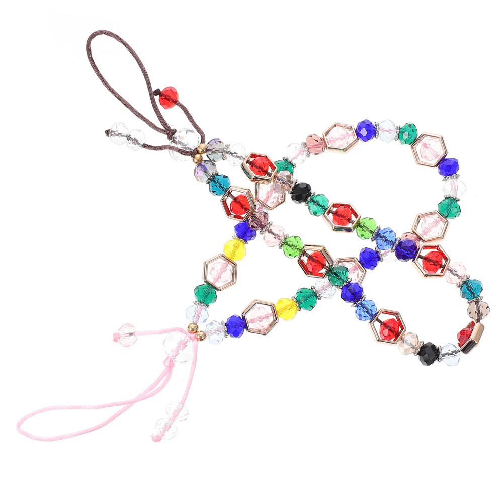 2 Piezas Cadena de Muñeca Teléfono Cordón de Muñeca Teléfono Cadena de Teléfono Accesorios