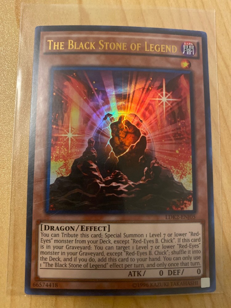 Black Stone of Legend LDK2-ENJ05 YuGiOh Legendary Decks II Card  