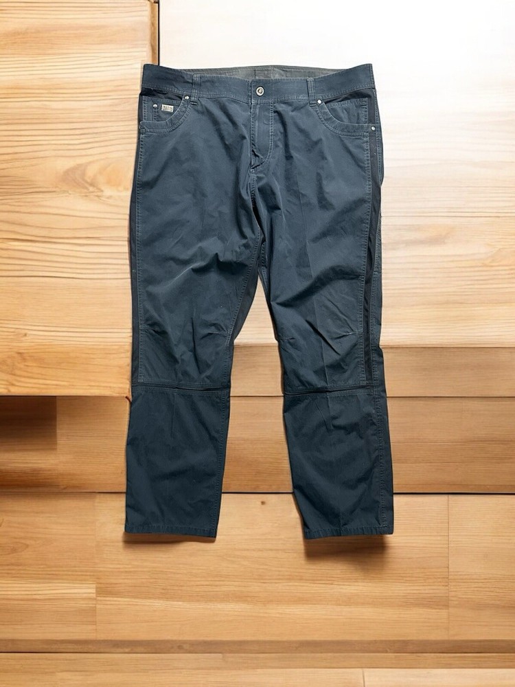 Kuhl Men’s Black Radikl Pants 42x32 Cargo Hiking Outdoor Lightweight Workwear🔥