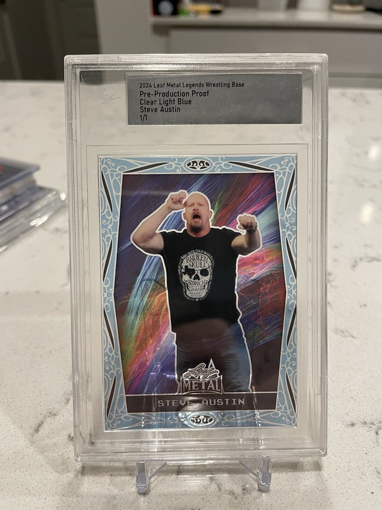 2024 Leaf Metal Steve Austin Exclusive 1/1 Collectible Card
