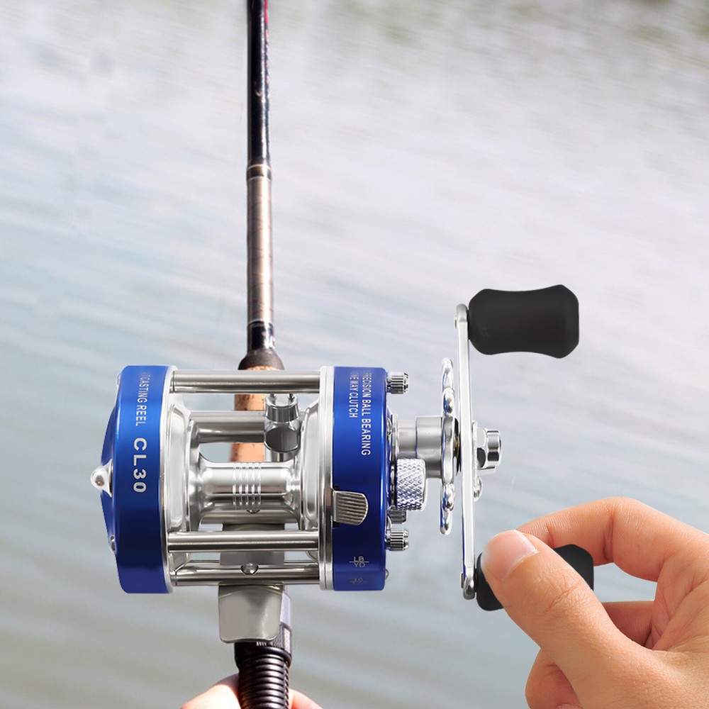 Round Baitcasting Reel, Conventional Reel for Catfish, Baitcasting Fishing Reel