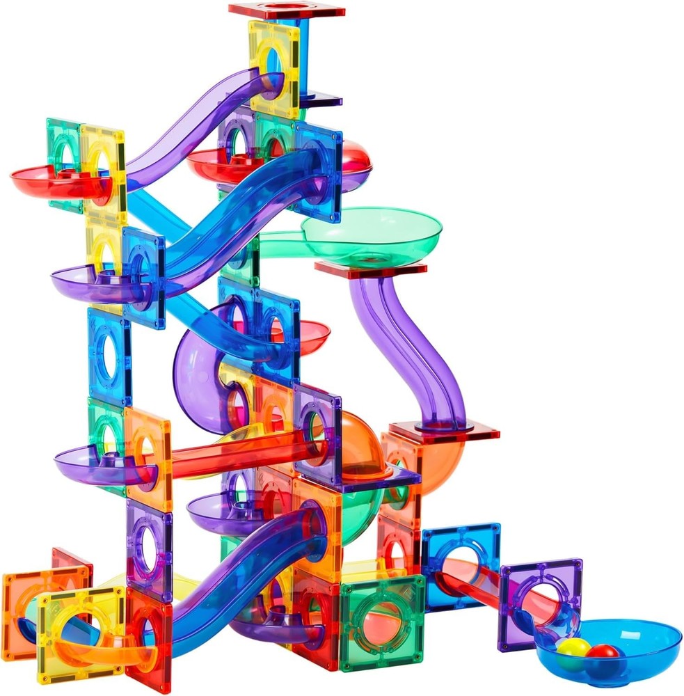88-Piece Run Expansion Pack for Ultimate Marble Race Track – STEM Building Toy & Learning Game