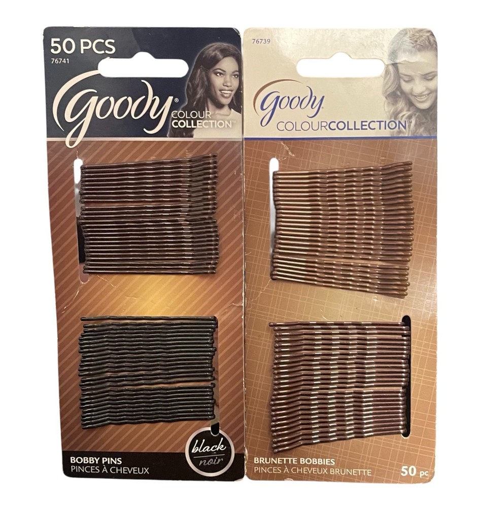 Goody Color Collection Bobby Pins 100-Piece Hair Styling Set