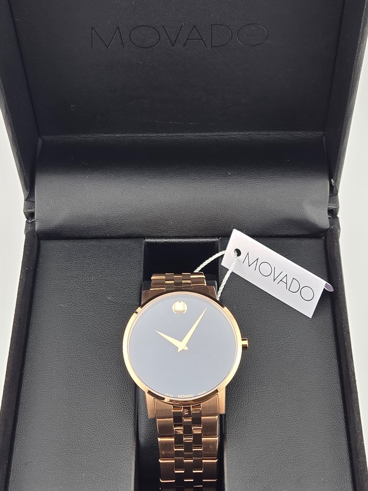 Movado Men's Museum Blue Dial Stainless Steel Watch 0607353 - $1195 MSRP