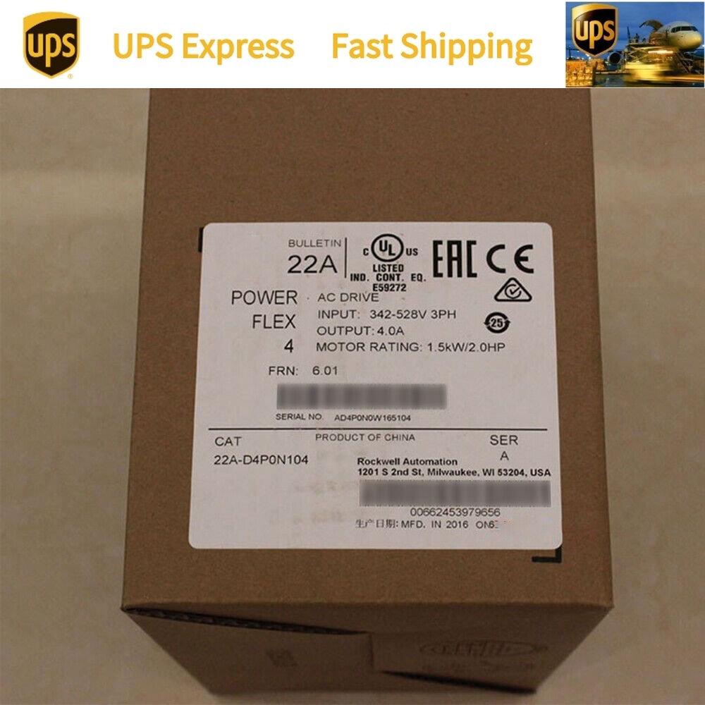22A-D4P0N104 New Factory Sealed AB 1 YEAR WARRANTY FAST DELIVERY 1PCS VERY GOOD-image