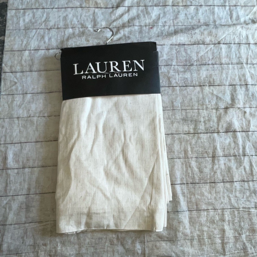 Ralph Lauren Curtain Panels New Belgian Linen 2- 54x84