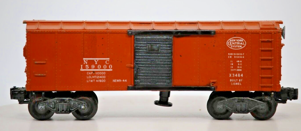 Vintage Lionel NYC 159000 O Scale 3464 Operating Box Car 1:48 Post War