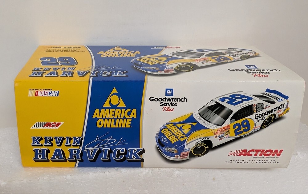 Kevin Harvick 2001 AOL NASCAR Monte Carlo 1/24 Diecast Car NRFB 101804