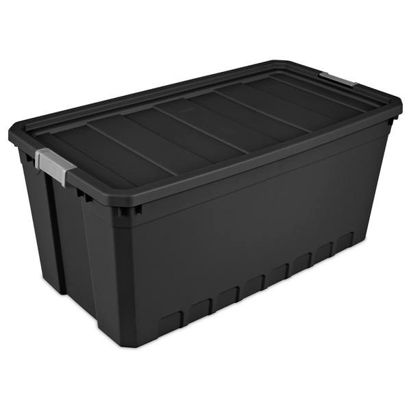 Sterilite 1489 50-Gallon Stackable Storage Tote 3-Piece Set