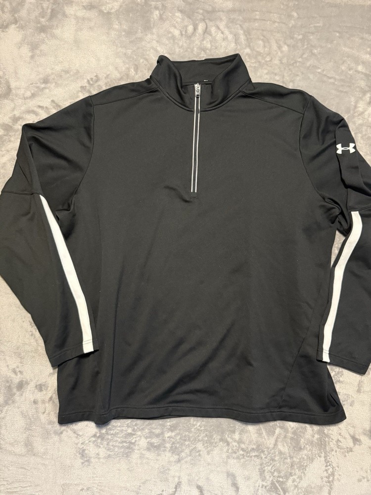 Under Armour Long Sleeve black Quarter Zip Pullover Size 3XL