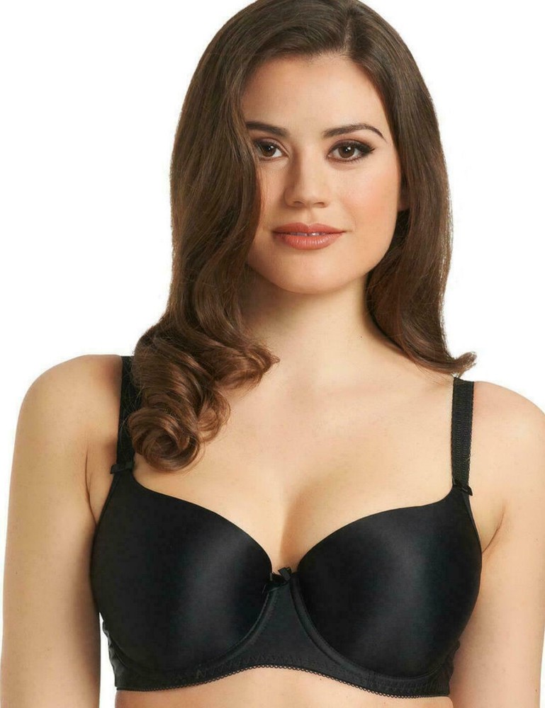 Freya Deco Half Cup Underwired Moulded Padded Bras 4232 Black
