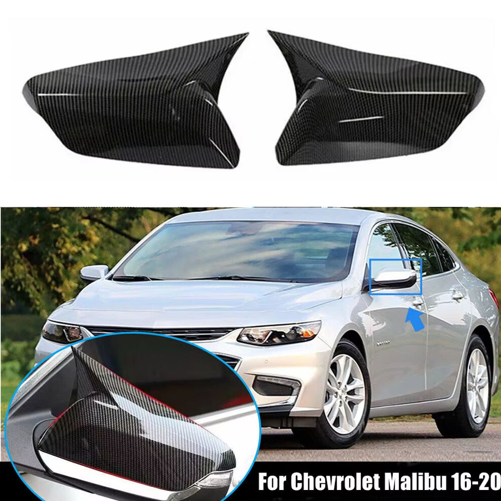 2016-2021 Chevy Malibu L LS LT Rearview Mirror Cover Wing Cap Trim