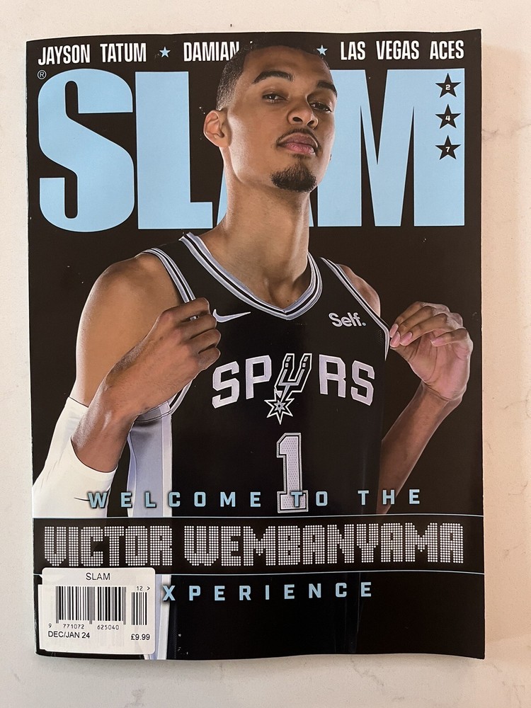 VICTOR WEMBANYAMA / JAYSON TATUM USA SLAM NBA BASKETBALL MAGAZINE 2023