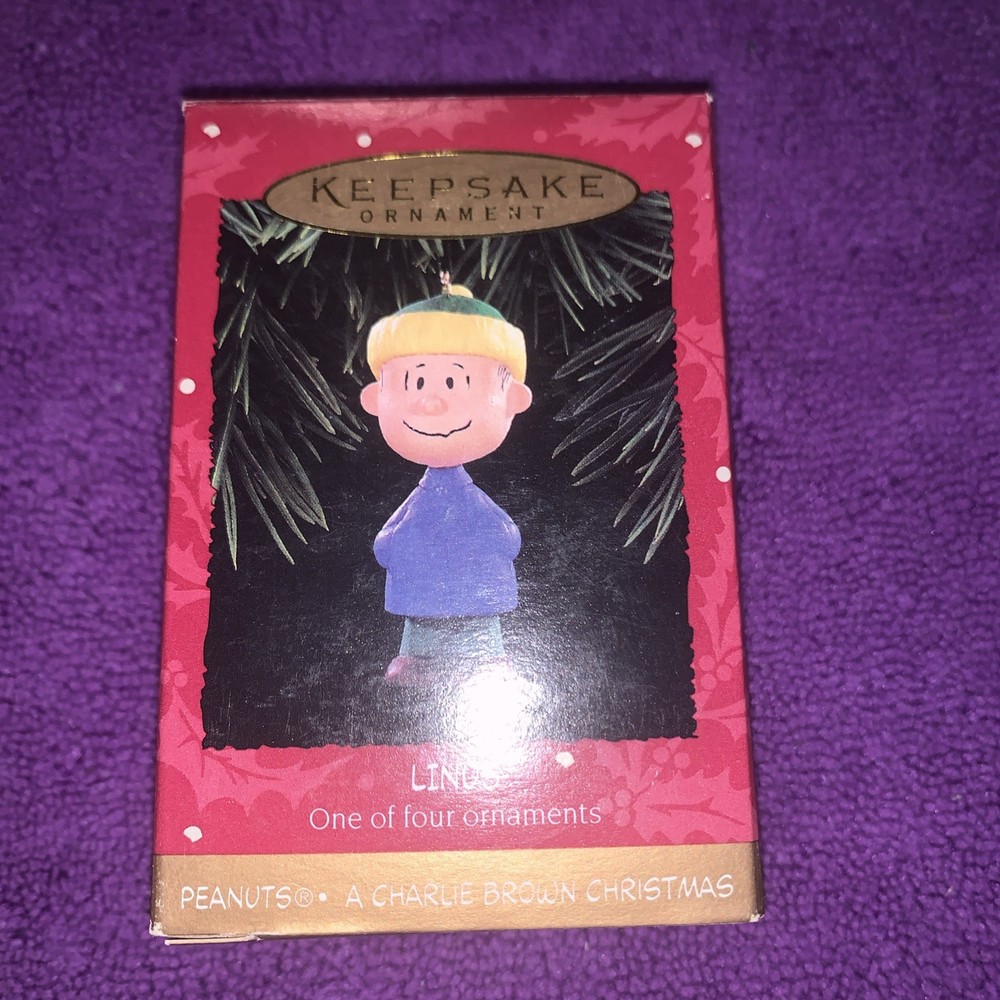 1995 Peanuts Linus 1 of 4 Ornament Hallmark Keepsake a Charlie Brown Christmas