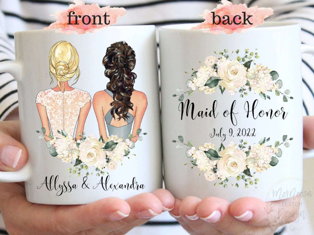 Custom Maid Of Honor Proposal Mug Best Friend Wedding Gift Maid Of Honor Gift