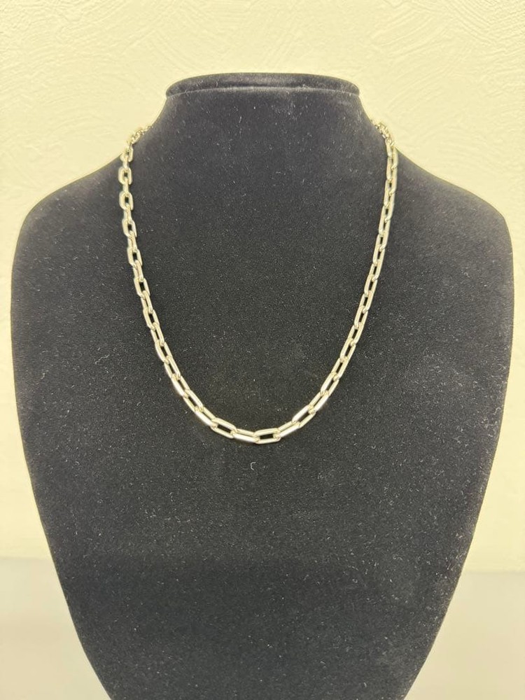 Cartier Santos Necklace 46cm K18 WG White Gold
