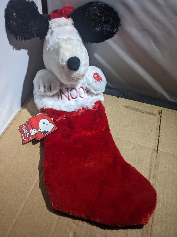 Peanuts 2015 Snoopy Animated Christmas Stocking - Floppy Ears