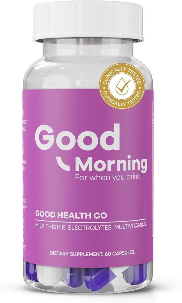 Hangover Pills - Hydrate, Detox & Recover with Electrolytes, Milk Thistle + DHM